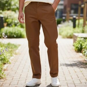 NWOT LLBEAN Cotton Duck Men's 36 Work Pants With Rubberized Panels Seat & Knees